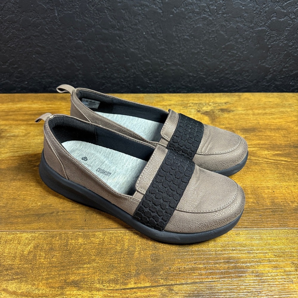 Clarks Cloudsteppers Sillian 2.0 Moon 26147376 Pewter Loafers Womens 6.5M